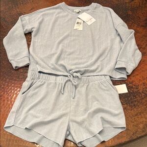 Love, Fire Celestial Blue Two-Piece Set